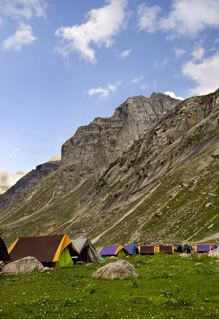 1. Camping in the Himalayas