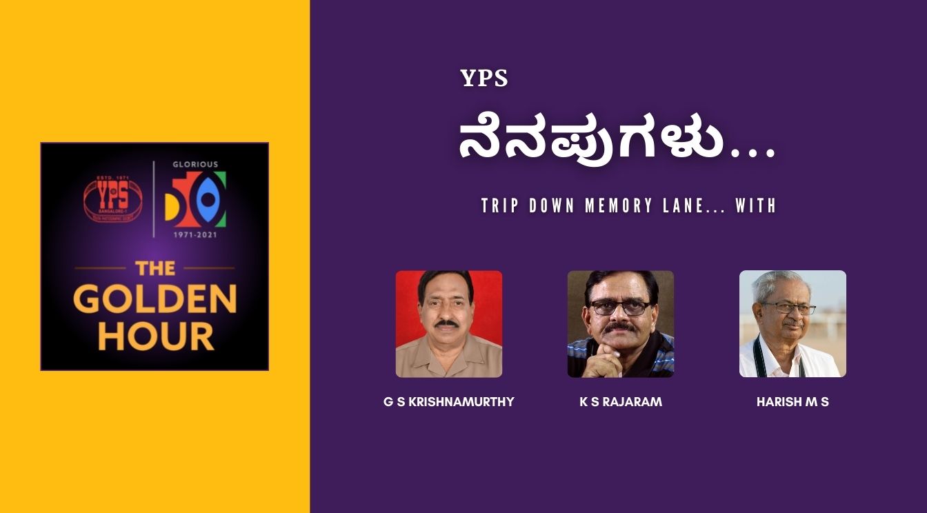 YPS GJC - Nenapugalu - 3 on 30 May on YPS FB and YouTube Channel at 5:30 PM IST