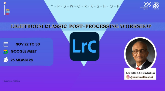 Lightroom Classic Post-Processing Online Workshop 2025