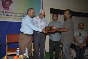 Nataraj Perumal receiving on behalf of the family